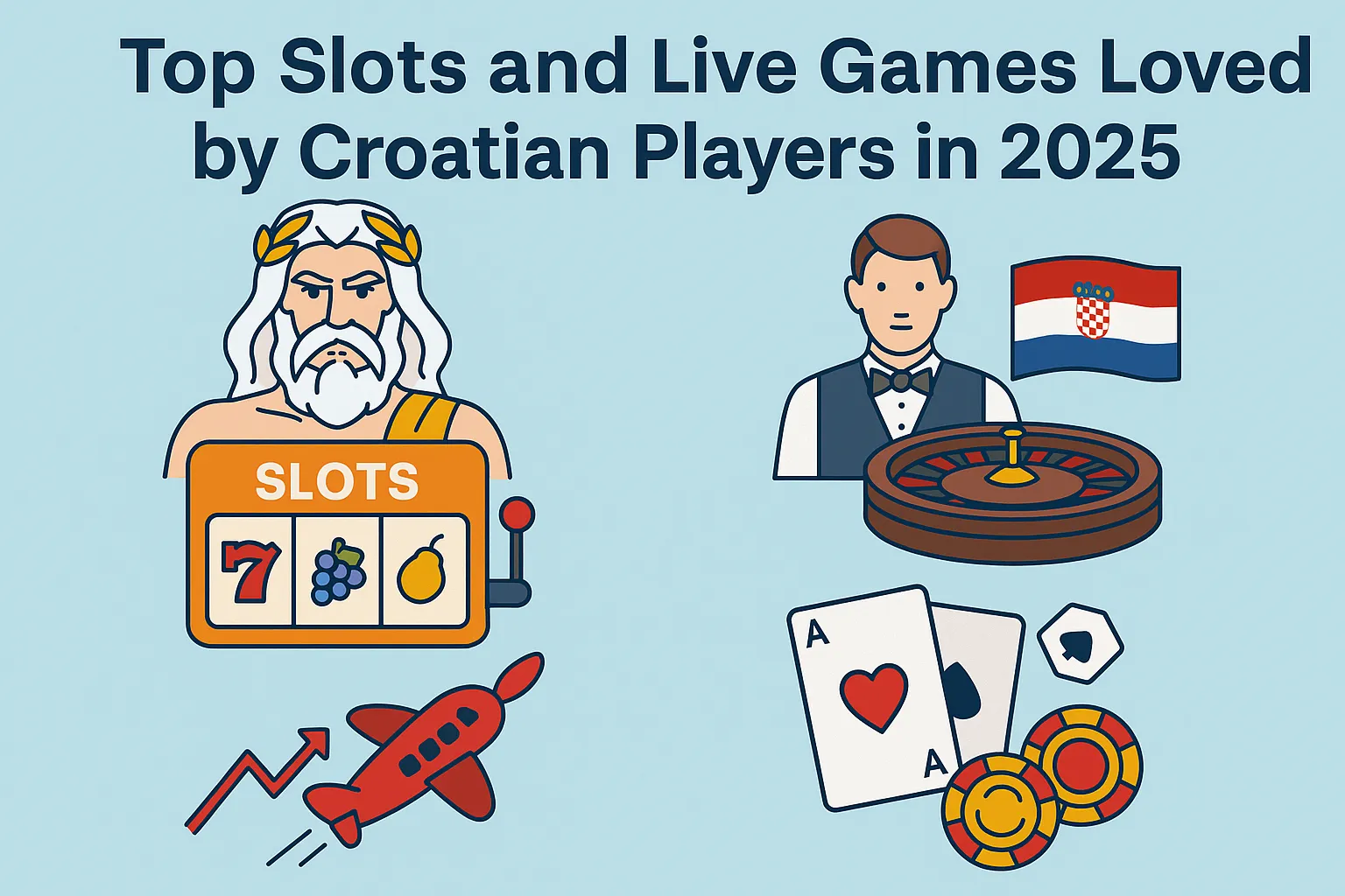 Top slots and live games popular in Croatia